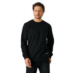 BY COMEOR Erkek Siyah Basic 2 İplik Bisiklet Yaka Regular Fit Normal Kesim Sweatshirt L