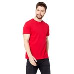 BY COMEOR Erkek Siyah Slim Fit Pamuklu Kısa Kollu Bisiklet Yaka T-shirt XS (Kırmızı, M)