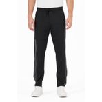 BY COMEOR Erkek Siyah Standart Fit Normal Kesim Paça Ribanalı Cepli Rahat Jogger Eşofman Altı 2XL