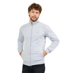 BY COMEOR Erkek Uzun Kollu Önü Fermuarlı Hırka (Gri, 2XL)