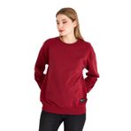 By Comeor Kadın Bordo Basic Bisiklet Yaka Regular Fit Rahat Sweatshirt S