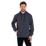BY COMEOR Kanguru Cepli Kapüşonlu İçi Pamuklu Erkek Sweatshirt Antrasit M