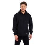 BY COMEOR Kanguru Cepli Kapüşonlu İçi Pamuklu Erkek Sweatshirt Siyah L