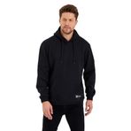 BY COMEOR Kanguru Cepli Kapüşonlu İçi Pamuklu Erkek Sweatshirt Siyah M