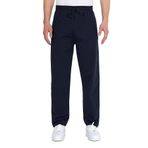 BY COMEOR METALIC COMEOR Eşofman altı erkek pamuk eşofman altı – spor pantolonu, jogging pantolonu, erkek çocuk boş zaman pantolonu, fermuarlı cepler, Koyu mavi, XL