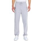 BY COMEOR METALIC Eşofman altı erkek pamuk eşofman altı – spor pantolonu, jogging pantolonu, erkek çocuk boş zaman pantolonu, fermuarlı cepler, Gri, XL