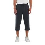 BY COMEOR Spor pantolonu, erkek, kısa, 3/4 kapri pantolon, erkek, koşu şortu, pamuk şort, Koyu gri., S
