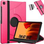 BY CONNERS Samsung Galaxy Tab A7 SM-T500 Dönerli Tablet Kılıfı (10,4 inç) PEMBE