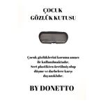 By Donetto FÜME Çocuk Gözlük Kutusu / Gözlük Kılıfı / Gözlük Kabı