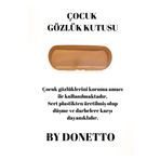 By Donetto TURUNCU Çocuk Gözlük Kutusu / Gözlük Kılıfı / Gözlük Kabı