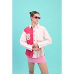 by Eylül Ertürk Nakış Detaylı Ceket - Pembe
