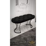 BY HAKAN AŞKIN Luxury Pota Bench 40x100cm Puf&Bench Yatak Önü - Antre - Salon - Oturma odası