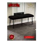 By Hakan Aşkın Metal Ayaklı 120 Cm %100 Mdf Babyface Puf & Bench Tekli 2024 (7 Cm Sünger Extralı)