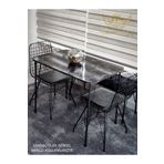 BY HAKAN AŞKIN Metal Ayaklı 60x90 Cm (TEK MASA) Black Marble Eclipse 2024 Mutfak - Balkon - Çalışma Masası