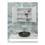 BY HOME DESİNG Lavabo Üst Dolap (AYNALI-KULPSUZ) 60x60