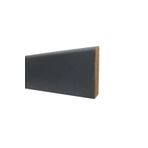 BY İSTANBUL 25MT 8 cm Antrasit Gri Düz Model Laminat Parke Süpürgelik Modeli Folyo Kaplama 227-D
