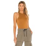By Kul Design Kadın Halter Yaka Ipek Jarse Bodysuit hardal sarısı-S