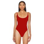 By Kul Design KADIN JARSE İP ASKILI SIRT DEKOLTE BODYSUİT KIRMIZI-M