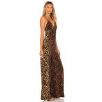 By Kul Design Kadın Leopar Desen Sırt Detay Tulum Leopar desen-L