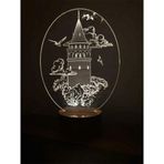 By-Lamp 3 Boyutlu Galata Kulesi Masa Lambası