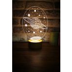 By-Lamp 3 Boyutlu Galaxy Saturn Yeni Masa Lambası