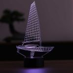 By-Lamp 3 Boyutlu Yelkenli Masa Lambası