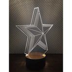 By-Lamp 3 Boyutlu Yıldız Masa Lambası