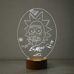 By-Lamp Profesör Rick Masa Lambası Ahşap Taban