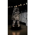 By-Lamp Uzay Temalı Aydınlatma Galaksi Astronot Pil Ile Çalışan Gece Lambası