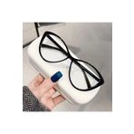 by LARO Unisex Kadın Erkek Mavi Işık Koruyucu Oval Siyah Gözlük Anti-Radyasyon gözlük çerçeveli.