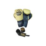 By Leon 1982 Blade Boks Eldiveni Kick Boks ve Muay Thai İçin Suni Deri 1 Set - Sarı - 10 oz