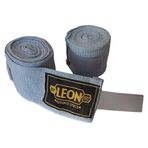 By Leon 1982 Elastik Boks, Kick Boks ve Muay Thai Bandajı 3,5 Metre (Gri, 3,5 Metre)