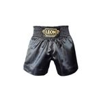 By Leon 1982 Siyah Leon Ground Kick Boks Ve Muay Thai Şortu Siyah