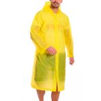 By Marine BYMMRC881R01 Sarı Kapüşonlu Çıtçıtlı Eva Unisex Yağmurluk