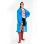 By Marine BYMMRC881R08 Mavi Kapüşonlu Çıtçıtlı Eva Unisex Yağmurluk