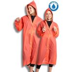 By Marine BYMMRC881R14 Turuncu Kapüşonlu Çıtçıtlı Eva Unisex Yağmurluk