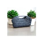 BY MİMİMU El Yapımı Rafya İp Clutch Portföy Çanta
