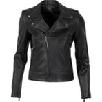 By Motto Jasmine Biker Kadın Deri Ceket - L - Siyah
