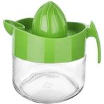 By Nevser® 300ML Cam Hazneli Pratik Limon Narenciye Sıkacağı KC-405 - Renkli - 1