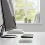 By Nevser® Beyaz Renkli Ergonomik Sessiz Kablosuz Mouse – USB Alıcılı, Ofis ve Oyun Için Konforlu Bilgisayar Faresi MS6310