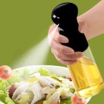 By Nevser® Çok Amaçlı Cam Şişe Püskürtmeli Dağıtıcı Yağdanlık Limonluk Sirke Sosluk Spreyi Siyah - Renkli - 1