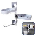 By Nevser® Çoklu Sabun Tutucu Fonksiyonel Banyo Sabunluk