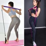 By Nevser® Jimnastik Çubuğu Plates Barı Taşınabilir Spor ve Egzersiz Aleti - Çok Renkli