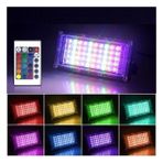 By Nevser® Kumandalı LED Işık Dış Cephe Aydınlatmasıçok Renkli Rgbled Panel Işık Partiled Aydınlatma - STD