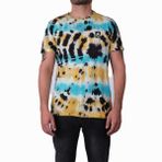 by nova airforcemarket Diamond Batik Boyama Kısa Kollu T-shirt - Renkli