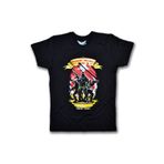 by nova airforcemarket FLY Bordo Bereli Erkek Kısa Kollu T-shirt - Siyah TE098|S