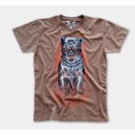 by nova airforcemarket Rottweiler Tshirt - 02S-Kahverengi