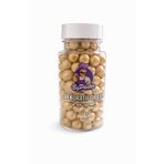 By Paster 8 mm Boncuk Draje/Boncuk Şeker/Pasta Süsleme Şekeri Gold(Altın) 100 gr