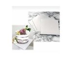 By Paster Kalın Karton Pasta Altlığı 28x28 cm – Beyaz Dayanıklı Kare Pasta Sunum Altlığı