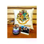 by rk tasarım kc2967961 Harry Potter Işıklı Kar Küresi Ve Puf Yastık Arkadaşa Hediye
